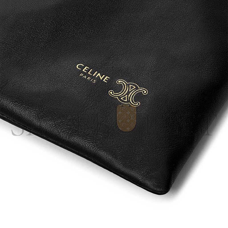 CELINE SMALL CRYSTAL POUCH IN LAMBSKIN 123662J79.38NO (32*29*0.5cm)